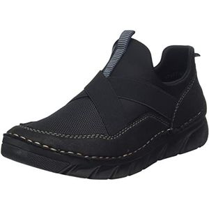 Rieker dames 55056 slippers, zwart, 36 EU