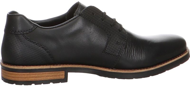 Rieker - Nette Herenschoen - Zwart - Leer