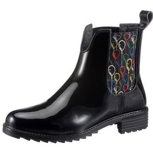 Rieker P8280-07 Rubberlaarzen voor dames, zwart, 36 EU