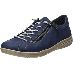 Rieker L7460 Sneakers voor dames, blauw, 36 EU