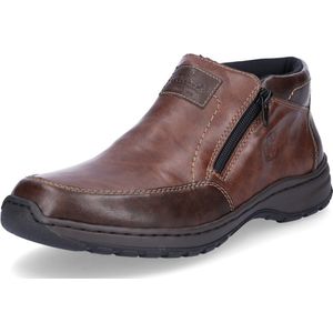 Boots - 03352 - Imitatieleer - Zwart - Ritszakken - Warm Gevoerd