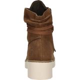 Rieker - Veterboots - Zwart - Imitatieleer - Wolachtige Binnenkant