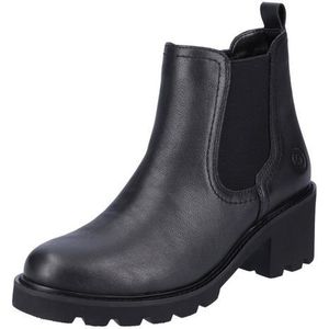 Remonte Dames D0A70 Chelsea laarzen, zwart/zwart/01, 40 EU