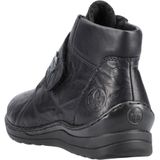 Rieker - 48984 - Casual Laarzen - Zwart - Leer