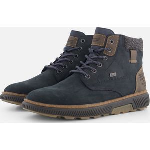 Rieker - Veterboot - Nubuck - Zwart