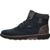 Rieker - Veterboot - Nubuck - Zwart - Textiel Details