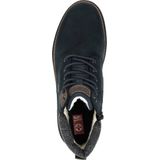 Rieker - Veterboot - Nubuck - Zwart - Textiel Details