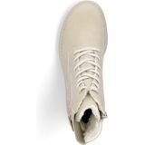 Veterschoenen - Beige - Profielzool - Blokhak - Vetersluiting