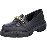 Rieker Dames M3861 slippers, zwart, 38 EU