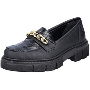 Rieker Dames M3861 slippers, zwart, 38 EU