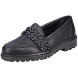 Rieker - 54850 - Mocassin - Zwart - Synthetisch