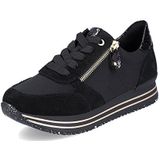 Remonte Dames D1316 Sneakers, zwart, 38 EU