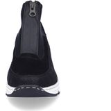 Enkellaarsjes - Effen - Imitatieleer - Sleehak - Ritssluiting