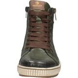 Remonte - D0772 - Enkellaarsjes - Groen - Echt Leer