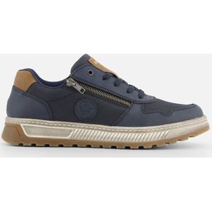 Rieker Sneakers blauw Textiel - Maat 42