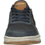 Rieker Sneakers - Blauw - Synthetisch - Rits- en Vetersluiting