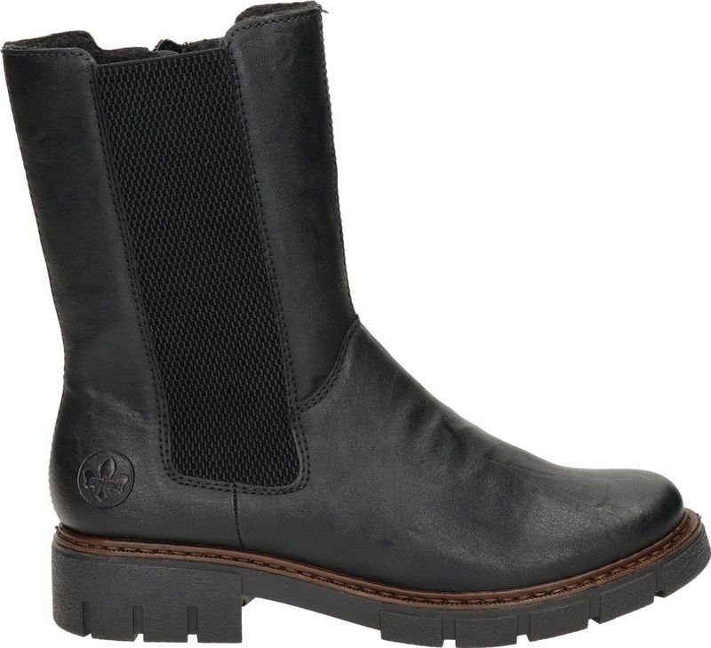 Rieker Chelsea boots zwart Synthetisch - Dames