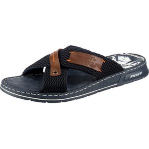 Rieker Slippers blauw Synthetisch - Heren