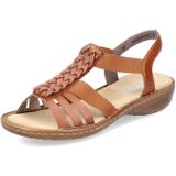 Rieker - 60809 - Sandalen - Bruin - Kunstleer