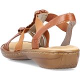 Rieker - 60809 - Sandalen - Bruin - Kunstleer