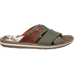 Rieker Slippers - Groen - Synthetisch - Heren