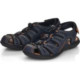 Rieker Sandals 22021- Mannen Blauw Sandalen