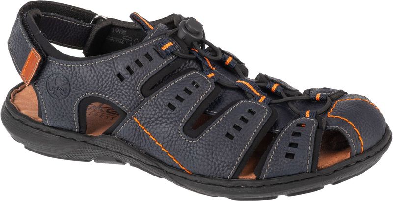 Rieker Sandals 22021- Mannen Blauw Sandalen