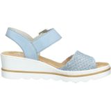 Rieker sandalen voor dames 67474, grootte:38, kleur:Blauw