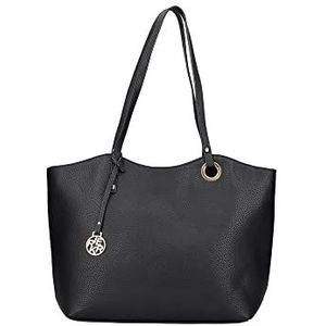 Rieker Dames H1369 Shopper, zwart, één maat, zwart, One Size