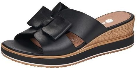 Remonte Pantolette, Keilabsatz, Sommerschuh mit schöner Zierschleife