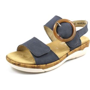 Remonte Riemchensandale, Keilabsatz, Sandalette, Sommerschuh mit herausnehmbarem Fußbett