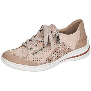 Rieker M35g6 Sneakers voor dames, roze, 36 EU