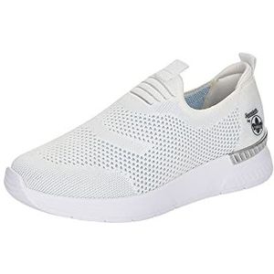 Rieker Dames N4750 Sneakers, wit, 36 EU
