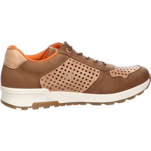 Rieker heren 15106 sneaker, Dune Nature Almond Oranje 15106 20, 43 EU