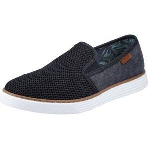 Rieker Slip-On Sneaker, Casual Slipper, Freizeitschuh mit gemustertem Innenfutter