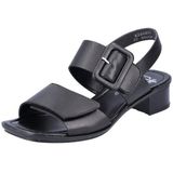 Rieker - 62663 - Sandalen - Zwart - Leer