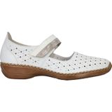 Rieker - 41389 Bandschoenen - Zwart - Leer