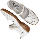 Rieker - 41389 Bandschoenen - Zwart - Leer