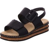 Rieker sandalen voor dames 62950, grootte:38, kleur:Zwart