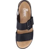 Rieker - 62950 Sandalen - Zwart - Kunstleer
