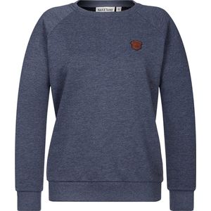Naketano Damen Pullover Krokettenhorst 1801-0102 Indigo Blue Melange-XXL