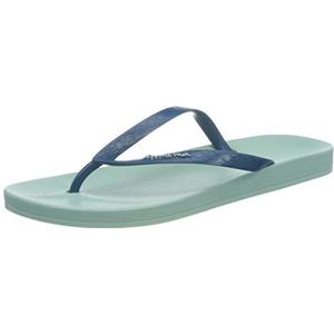 Ipanema Anatomica Tan Fem Teenslippers voor dames, 8974 Groen Blauw, 43 EU