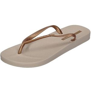 Ipanema Anat Brasilidade Fem Teenslippers voor dames, goudbeige, 43 EU, Beige