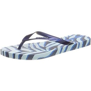 Ipanema Dames Animale Print FEM, blauw, 35.5 EU Smal