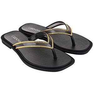 Grendha Dames CAJU RAST AD, zwart, 35,5 EU, zwart, 35.5 EU Smal