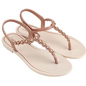 Grendha CACAU PRECIOSA Sand AD, voor dames, gebroken wit/roze metallic, 40 EU, Off White Rose Metallic, 40 EU Smal