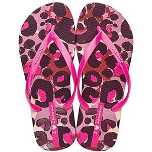 Ipanema Dames Animale Print II Fem Flipflop, beige roze, 35/36 EU
