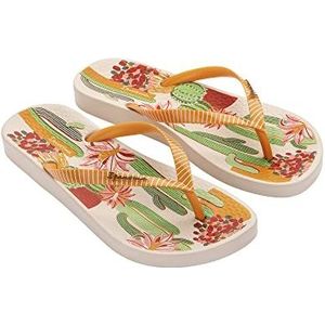 Ipanema Dames ANAT Cactus FEM, beige/oranje/groen, 35,5 EU, beige, oranje, groen, 35.5 EU