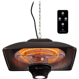 Heat Square infrarood terrasverwarmer 1000/2000W carbon IP24 LED