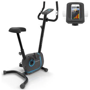 Klarfit Myon Cycle hometrainer - Fitness fiets - 8 standen - Cardio bike met trainingscomputer - Magnetisch remsysteem - 12kg vliegwielmassa - SmartCardio Studio met tablethouder en Kinomap-app